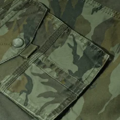 Men's Cargo Shorts Camo Shorts Shorts Hiking Shorts Zipper Multi Pocket Camouflage Daily Holiday Streetwear Stylish ArmyGreen Khaki Inelastic