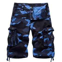 Men's Cargo Shorts Camo Shorts Shorts Multi Pocket Camouflage Comfort Breathable Outdoor Daily Going out Fashion Streetwear White Yellow