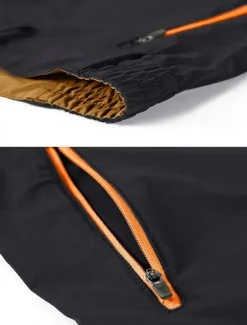 Men's Cargo Shorts Capri Pants Workout Shorts Hiking Shorts Going out Weekend Breathable Quick Dry Buttons Multiple Pockets Straight Leg Plain Knee Length Gymnatics Activewear Black Blue