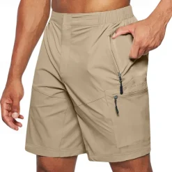 Men's Cargo Shorts Hiking Shorts Tactical Shorts Military Outdoor Regular Fit Waterproof Quick Dry Shorts Elastic Waist Black Army Green Hunting Climbing Camping / Hiking / Caving S M L XL XXL