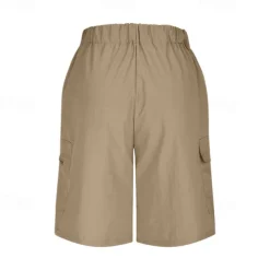 Men's Cargo Shorts Hiking Shorts Tactical Shorts Military Outdoor Regular Fit Waterproof Quick Dry Shorts Elastic Waist Black Army Green Hunting Climbing Camping / Hiking / Caving S M L XL XXL