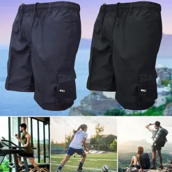 Men's Cargo Shorts Hiking Shorts Military Outdoor Regular Fit Waterproof Breathable Quick Dry Shorts Zipper Pocket Black Army Green Hunting Climbing Camping / Hiking / Caving S M L XL XXL