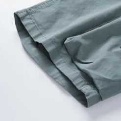 Men's Cargo Shorts Hiking Shorts Elastic Waist Multi Pocket Multiple Pockets Plain Comfort Breathable Knee Length Casual Daily Fashion Streetwear ArmyGreen Black