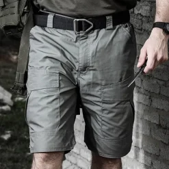Men's Cargo Shorts Hiking Shorts Tactical Shorts Military Outdoor Regular Fit Waterproof Breathable Quick Dry Shorts Black Khaki Hunting Climbing Camping / Hiking / Caving S M L XL XXL
