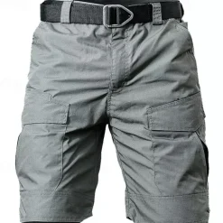 Men's Cargo Shorts Hiking Shorts Tactical Shorts Military Outdoor Regular Fit Waterproof Breathable Quick Dry Shorts Black Khaki Hunting Climbing Camping / Hiking / Caving S M L XL XXL