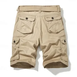 Men's Cargo Shorts Multiple Pockets Old Man Letter Printed Outdoor Short Sports Outdoor Classic Micro-elastic Shorts