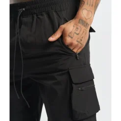 Men's Cargo Shorts Shorts Drawstring Elastic Waist Zipper Pocket Plain Quick Dry Wearable Short Outdoor Daily Camping & Hiking Fashion Classic Black Yellow