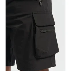 Men's Cargo Shorts Shorts Drawstring Elastic Waist Zipper Pocket Plain Quick Dry Wearable Short Outdoor Daily Camping & Hiking Fashion Classic Black Yellow