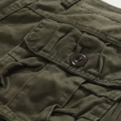 Men's Cargo Shorts Shorts Multi Pocket Straight Leg Solid Colored Comfort Wearable Knee Length Outdoor Daily Sports Stylish Black Army Green