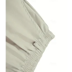 Men's Cargo Shorts Shorts Summer Shorts Drawstring Elastic Waist Multi Pocket Eagle US Flag Comfort Wearable Knee Length Outdoor Sport Daily Fashion Casual Light Grey