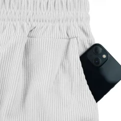 Men's Cargo Shorts Shorts Summer Shorts Drawstring Elastic Waist Multi Pocket Plain Comfort Wearable Knee Length Outdoor Sport Daily Fashion Casual Black White