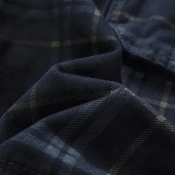 Men's Cargo Shorts Shorts Hiking Shorts Straight Pocket Plaid Comfort Breathable Short Sports Outdoor Daily Going out Stylish Classic Style Black Blue