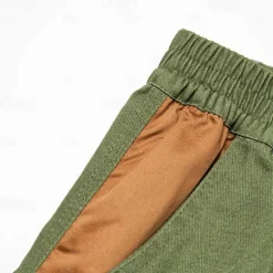 Men's Cargo Shorts Shorts Buttons Multi Pocket Plain Wearable Short Outdoor Daily Camping & Hiking Fashion Classic Army Green Green