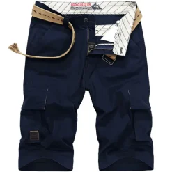 Men's Cargo Shorts Work Pants Hiking Shorts Summer Outdoor Breathable Lightweight Soft Comfortable Bottoms Green Black Fishing Climbing Running 30 31 32 33 34