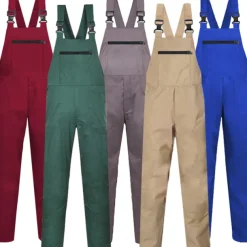 Men's Cargo Trousers Work Pants Overalls Multi Pocket Plain Comfort Casual Daily Holiday 100% Cotton Streetwear Stylish Black Wine