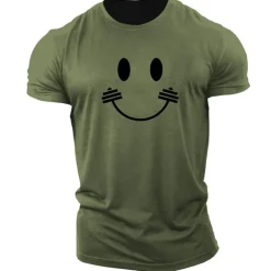 Men's Cartoon Graphic Prints T Shirt Graphic Tee 100% Cotton Short Sleeve Graphic Shirt Heather Gray Black White Comfortable Tee Outdoor Street Fashion Designer Clothing