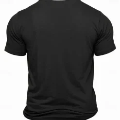 Men's Cartoon Graphic Prints T Shirt Graphic Tee 100% Cotton Short Sleeve Graphic Shirt Heather Gray Black White Comfortable Tee Outdoor Street Fashion Designer Clothing