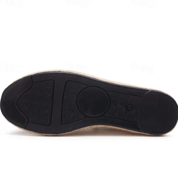 Men's Casual Espadrille Sneakers, Lightweight Lace-Up Shoes with Jute Sole, Stylish Summer Footwear for Everyday Wear and Outdoor Activities