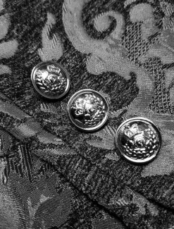 Men's Casual Blazer Black Gold Vampire Gothic Plus Size Jacket Showman Tuxedo Tailcoat Dress Frock Coat Steampunk Victorian