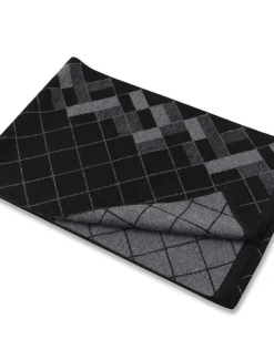 Men's Casual Daily Weekend Black Apricot Scarf Plaid