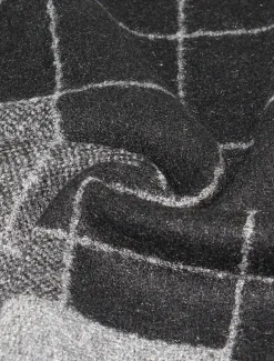 Men's Casual Daily Weekend Black Apricot Scarf Plaid