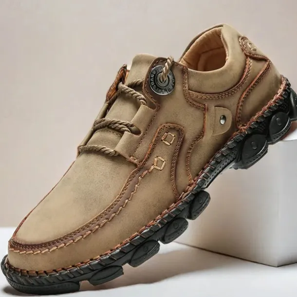 Men's Casual Green Faux Leather Sneakers with Comfortable Fit and Durable Soles – Ideal for Outdoor Activities and Everyday Wear