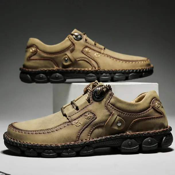Men's Casual Green Faux Leather Sneakers with Comfortable Fit and Durable Soles – Ideal for Outdoor Activities and Everyday Wear