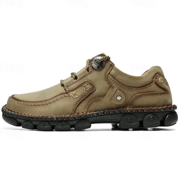Men's Casual Green Faux Leather Sneakers with Comfortable Fit and Durable Soles – Ideal for Outdoor Activities and Everyday Wear