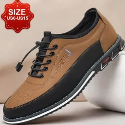 Men's Casual Lace-Up Sneakers with Comfortable Sole, Breathable Design for Everyday Wear, Ideal for Outdoor Activities and Urban Style