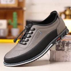 Men's Casual Lace-Up Sneakers with Comfortable Sole, Breathable Design for Everyday Wear, Ideal for Outdoor Activities and Urban Style