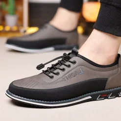 Men's Casual Lace-Up Sneakers with Comfortable Sole, Breathable Design for Everyday Wear, Ideal for Outdoor Activities and Urban Style