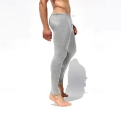 Men's Casual Pants Drawstring Plain Comfort Breathable Casual Daily Casual Gray Micro-elastic