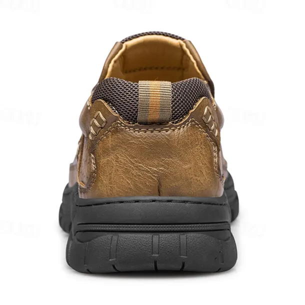 Men's Casual Slip-On Loafers – Lightweight Breathable Walking Shoes with Non-Slip Sole, Comfortable Leather Design