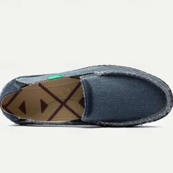 Men's Casual Slip-On Loafers - Breathable Canvas Upper, Lightweight Sole, Ideal for Daily Wear