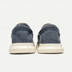 Men's Casual Slip-On Woven Canvas Loafers – Lightweight Breathable Shoes for Everyday Comfort