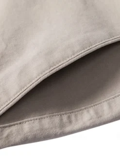 Men's Chinos Buttons Pocket Solid Color Breathable Wearable Full Length Outdoor Casual Daily Stylish Simple Black Yellow Micro-elastic