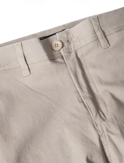 Men's Chinos Buttons Pocket Solid Color Breathable Wearable Full Length Outdoor Casual Daily Stylish Simple Black Yellow Micro-elastic