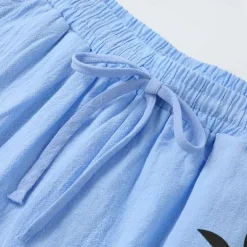 Men's Chinos Casual Shorts Leaf Breathable Outdoor Short Outdoor Daily Vacation Hawaiian White Blue Micro-elastic