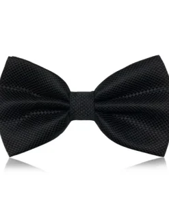 Men's Classic Bow Ties On Formal Solid Tuxedo Bowtie Wedding Party Work Bow Tie - Plaid
