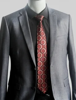 Men's Classic Faux Silk Ties with Zip Style – Assorted Patterned Neck Ties Set for Formal and Business Attire