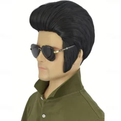 Men's Classic Wig High Temperature Resistant Synthetic Rock Wig Anime Styling Wig Wig Pompadour Hairstyle. Halloween Wigs