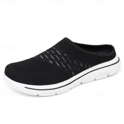 Men's Clogs & Mules Plus Size Comfort Shoes Business Casual Daily Tissage Volant Breathable Comfortable Loafer Dark Grey Black Blue Spring Fall