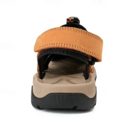 Men's Closed-Toe Outdoor Sandals – Durable Suede and Mesh Design with Adjustable Straps, Anti-Slip Sole, Perfect for Hiking and Summer Adventures