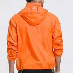 Men's Coat Casual Jacket Outdoor Street Sun Protection Sunscreen Summer Plain Vacation Fashion Hooded Regular Black White Orange Gray Jacket