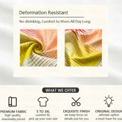 Men's Coconut Tree Stripe Swim Shorts Board Shorts Swimming Trunks Mid Waist Hawaiian Casual Holiday Beach Drawstring with Mesh lining Elastic Waist Designer Clothing Apparel