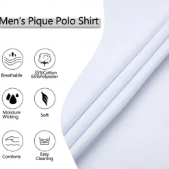 Men's Collarless Golf Shirts Banded Collar Shirt Work Business Stand Collar Mandarin Collar Short Sleeve Fashion Basic Solid Color Plain Button Summer Regular Fit Navy Black White Burgundy Collarless