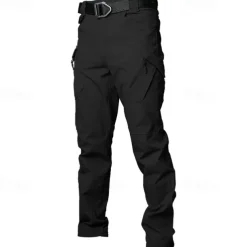 Men's Combat Pants Cargo Pants Hiking Pants Trousers Military Outdoor Regular Fit Waterproof Windproof Breathable Quick Dry Pants / Trousers Black Army Green Hunting Climbing Camping / Hiking / Caving