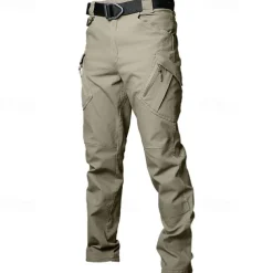 Men's Combat Pants Cargo Pants Hiking Pants Trousers Military Outdoor Regular Fit Waterproof Windproof Breathable Quick Dry Pants / Trousers Black Army Green Hunting Climbing Camping / Hiking / Caving