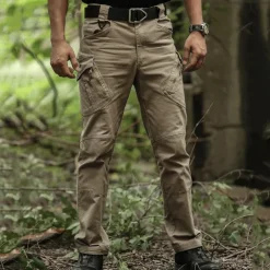 Men's Combat Pants Cargo Pants Hiking Pants Trousers Military Outdoor Regular Fit Waterproof Windproof Breathable Quick Dry Pants / Trousers Black Army Green Hunting Climbing Camping / Hiking / Caving