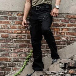 Men's Combat Pants Cargo Pants Hiking Pants Trousers Military Outdoor Regular Fit Waterproof Windproof Breathable Quick Dry Pants / Trousers Black Army Green Hunting Climbing Camping / Hiking / Caving